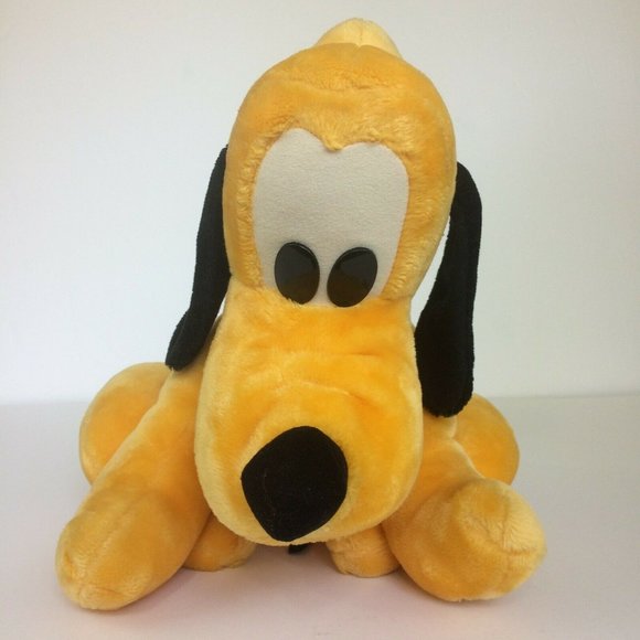 Walt Disney Company Pluto Dog Plush 16" Sitting Large Stuffed Animal Tongue Out - Picture 3 of 12